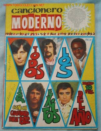 Catalogues de Musique: CANCIONERO MODERNO