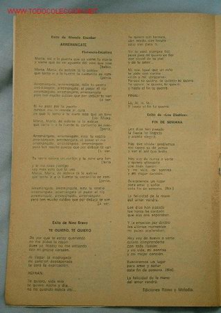 Cat&aacute;logos de m&uacute;sica: CANCIONERO MODERNO - Foto 2