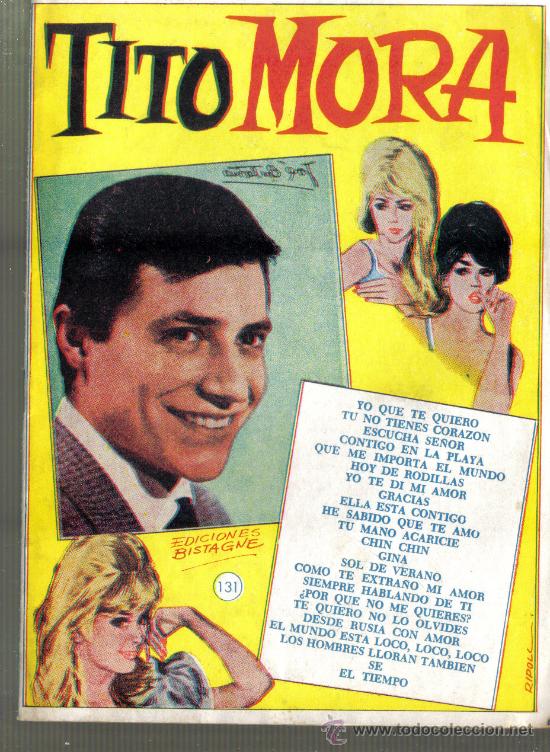 Cat&aacute;logos de m&uacute;sica: Cancionero TITO MORA - Foto 1