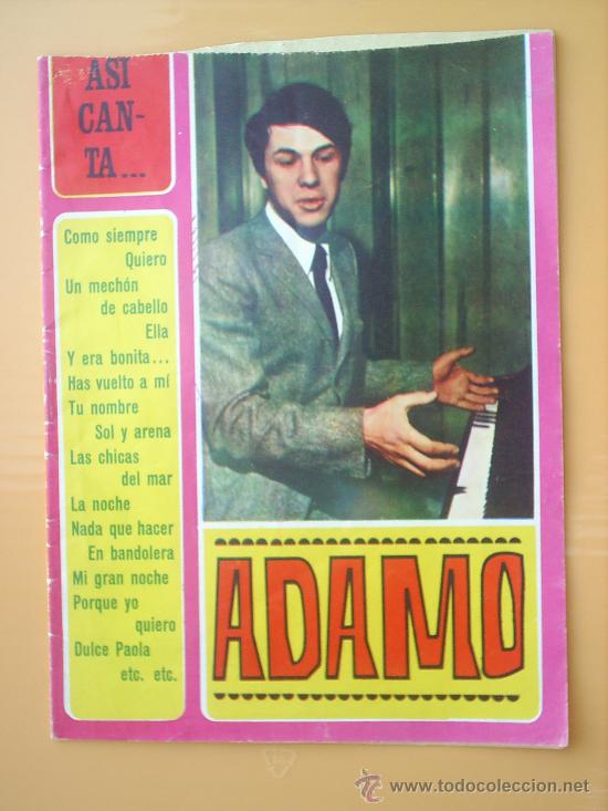 Cat&aacute;logos de m&uacute;sica: ADAMO--1967-EDICIONES ALAS - Foto 1