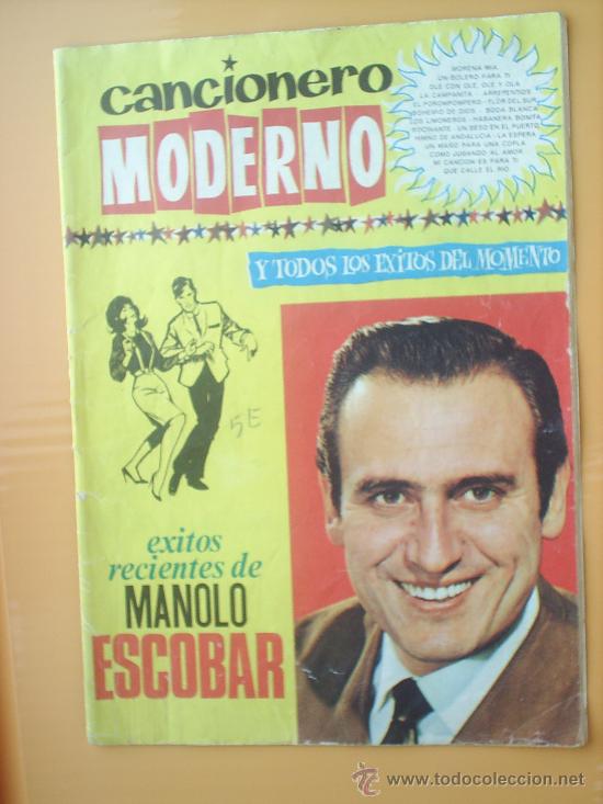 Musikkataloge: CANCIONERO MODERNO -MANOLO ESCOBAR-