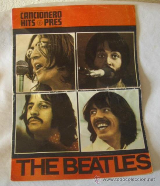 Cat&aacute;logos de M&uacute;sica: THE BEATLES,CANCIONERO HITS PRES,A&Ntilde;O 1970