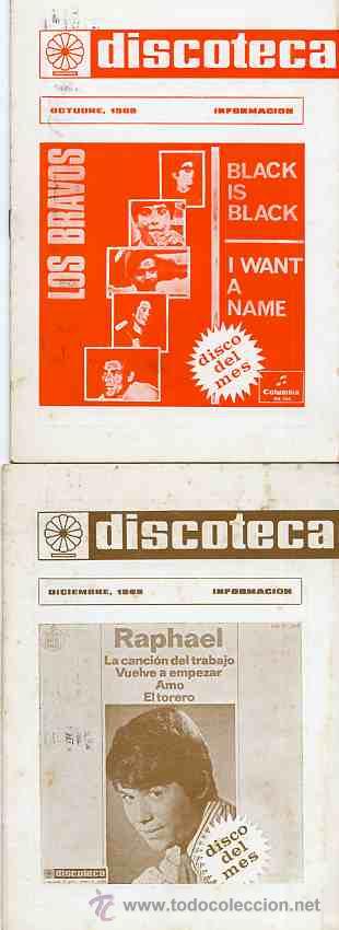 Catalogues de Musique: DISCOTECA  INFORMACION1966-OCTUBRE- NOVIEMBRECONTIENE-PORTADAS Y TITULOS DE LOS DISCOS
