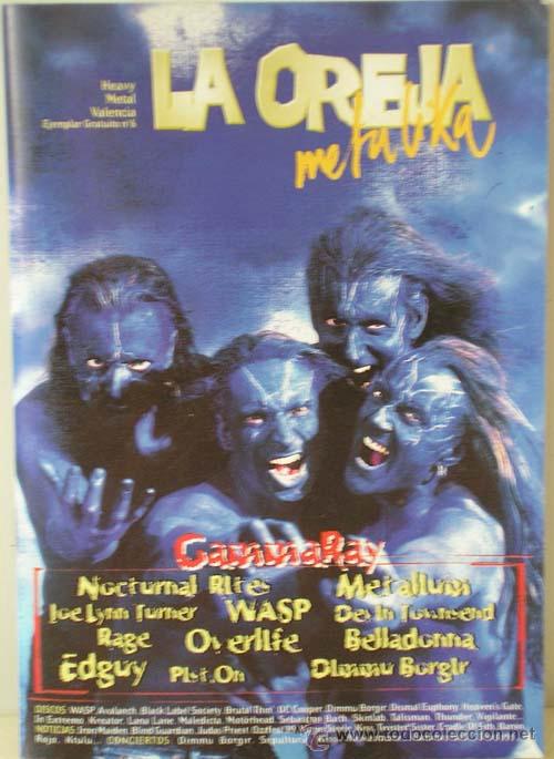 Catalogues de Musique: LA OREJA METALIKA - FANZINE HEAVY METAL VALENCIA - N&ordm; 6 -