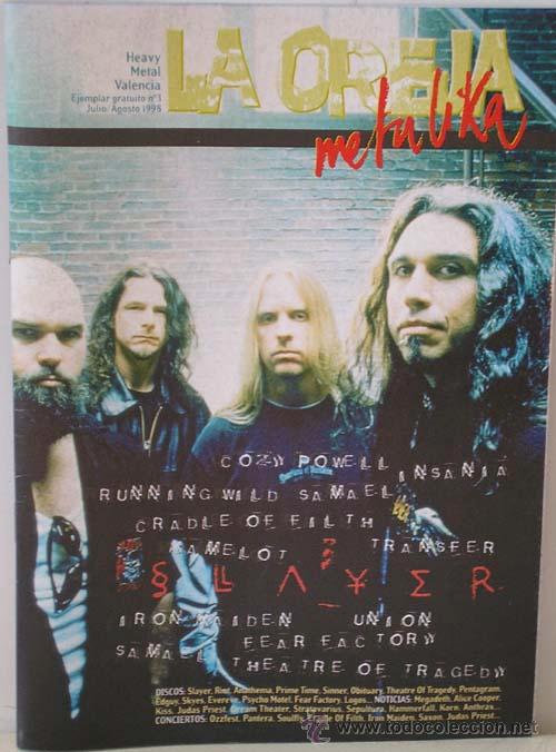 Catalogues de Musique: LA OREJA METALIKA - FANZINE HEAVY METAL VALENCIA - N&ordm; 3 JULIO 1998