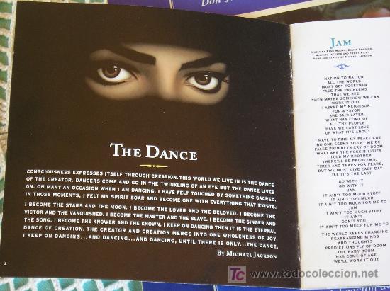 Cat&aacute;logos de m&uacute;sica: **MICHAEL JACKSON**---DANGEROUS---(SOLO EL LIBRITO DEL CD) &iexcl;&iexcl;&iexcl; !!!** - Foto 3