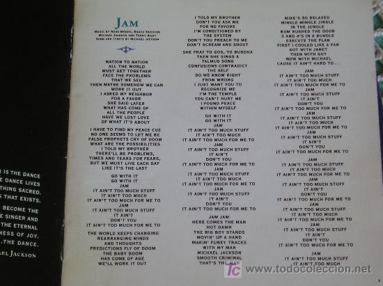 Cat&aacute;logos de m&uacute;sica: **MICHAEL JACKSON**---DANGEROUS---(SOLO EL LIBRITO DEL CD) &iexcl;&iexcl;&iexcl; !!!** - Foto 18