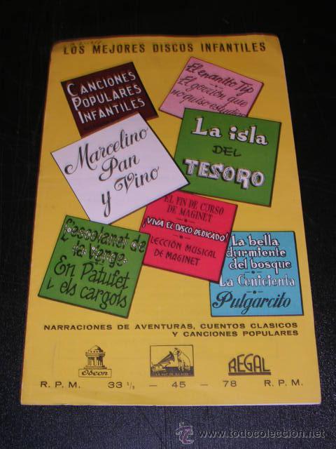 Catalogues de Musique: CATALOGO LOS MEJORES DISCOS INFANTILES 1956