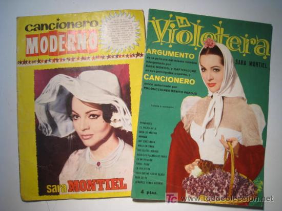 Catalogues de Musique: SARA MONTIEL. LOTE 2 CANCIONERO