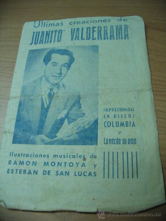 Catalogues de Musique: Cancionero  Gracia de Juanito Balderrama c. 1950