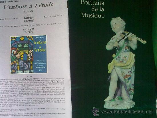 Cat&aacute;logos de m&uacute;sica: Portraits De La Musique n&ordm;11 - Cat&aacute;logo m&uacute;sica cl&aacute;sica a&ntilde;os 60&acute;s - 12 pgs -ver