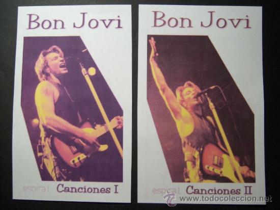 Catalogues de Musique: Los dos tomos de Bon Jovi. Canciones.