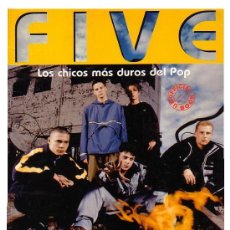 Catálogos de Música: FIVE LOS CHICOS MAS DUROS DEL POP LIBRO CON POSTER 1999 LA MASCARA. Lote 16350901