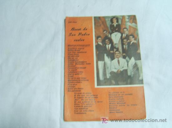 Catalogues de Musique: CANCIONERO. BONET DE SAN PEDRO VUELVE. RECOPILACION Y REPRODUCCION DE RITMOS MODERNOS.