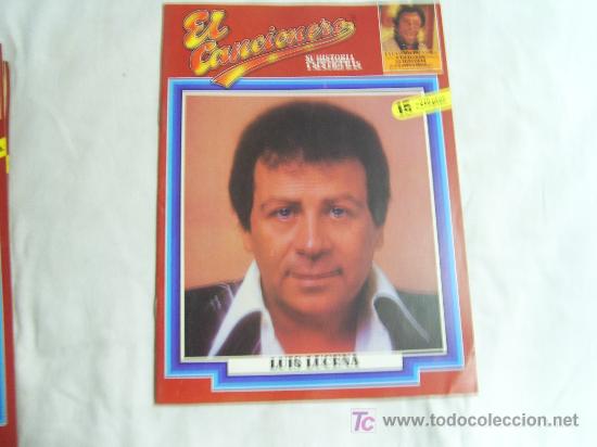 Catalogues de Musique: EL CANCIONERO,SU HISTORIA Y SUS FIGURAS N&ordm; 15: LUIS LUCENA. POR LAUREN POSTIGO.1980