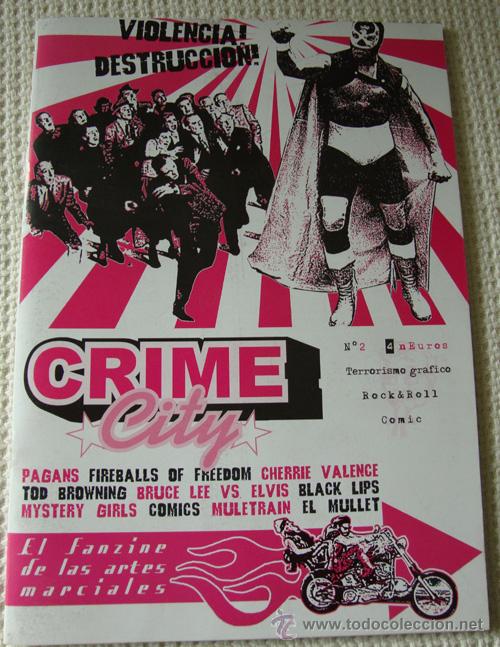 Catalogues de Musique: FANZINE CRIME CITY - NUMERO 2 -