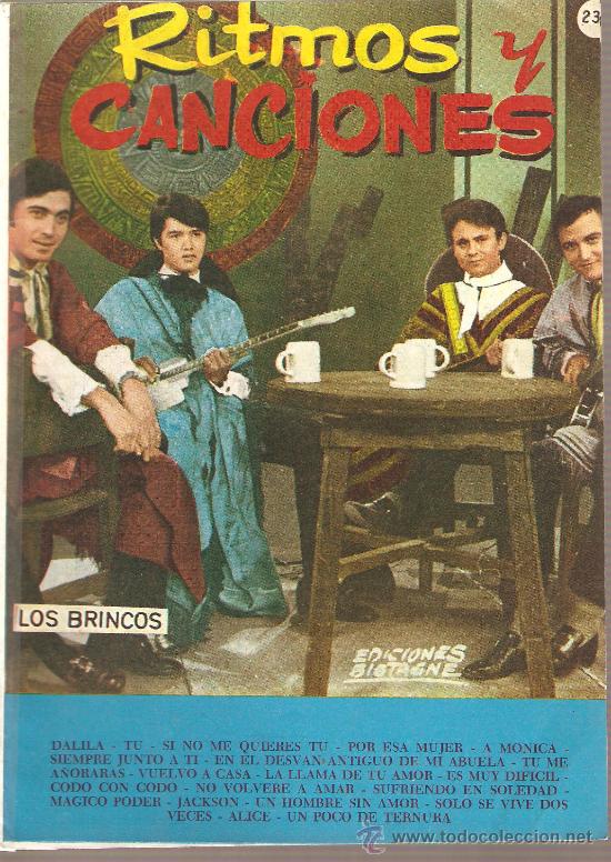 Cat&aacute;logos de m&uacute;sica: Cancionero: LOS BRINCOS - Foto 1