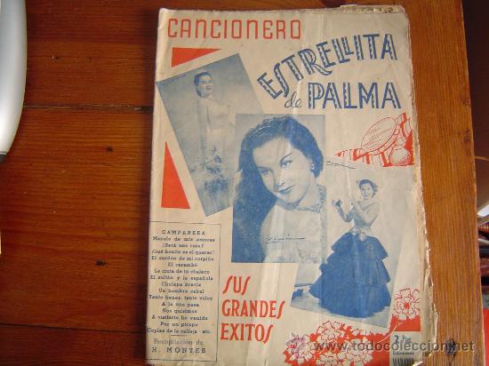 Catalogues de Musique: Cancionero de m&uacute;sica. Estrellita de Palma.