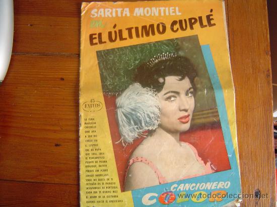 Catalogues de Musique: Cancionero de m&uacute;sica. Sarita Motiel en El &Uacute;ltimo Cupl&eacute;.
