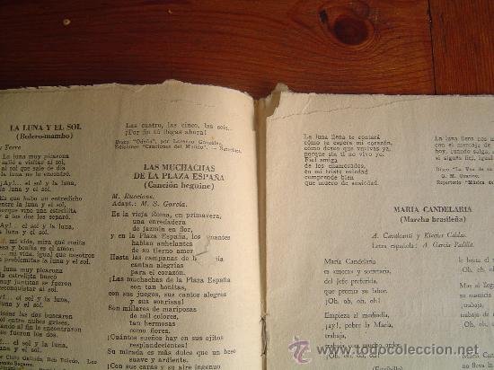 Cat&aacute;logos de m&uacute;sica: Cancionero de m&uacute;sica.. - Foto 2