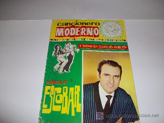 Catalogues de Musique: Cancionero Moderno / MANOLO ESCOBAR, n&ordm; 5 (1.964)