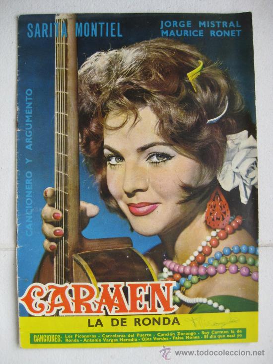 Cat&aacute;logos de m&uacute;sica: SARA MONTIEL - CARMEN DLA DE RONDA - CANCIONES Y FOTOS