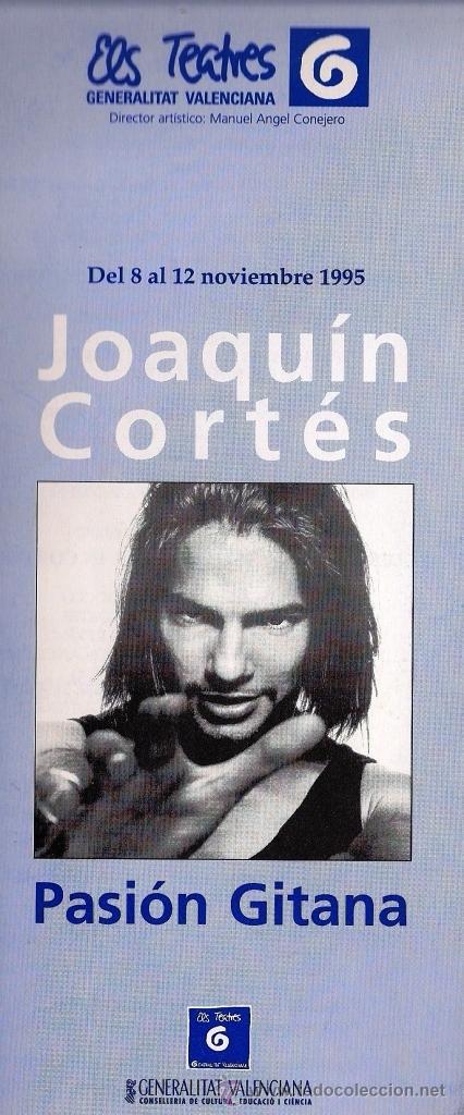 Cat&aacute;logos de m&uacute;sica: JOAQU&Iacute;N CORT&Eacute;S - PASI&Oacute;N GITANA - PROGRAMA TR&Iacute;PTICO - Foto 1