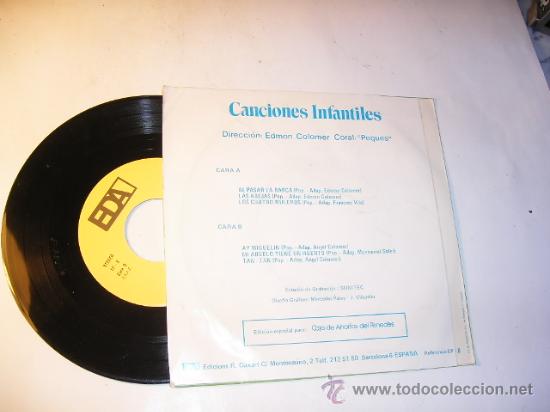 Cat&aacute;logos de m&uacute;sica: Single de Canciones Infantiles - Foto 2