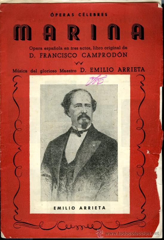 Cat&aacute;logos de m&uacute;sica: MARINA - OPERAS CELEBRES - Foto 1