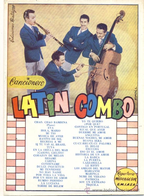 Catalogues de Musique: CANCIONERO LATIN COMBO, 1959