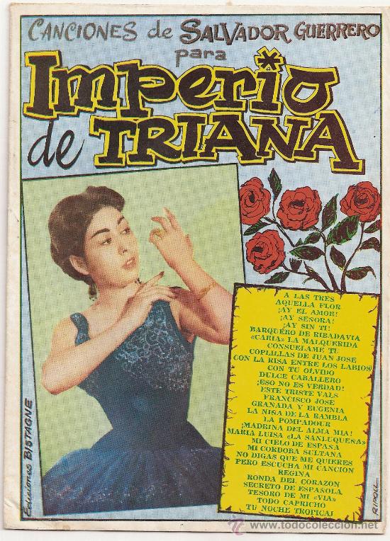 Catalogues de Musique: Imperio de Triana-cancionero