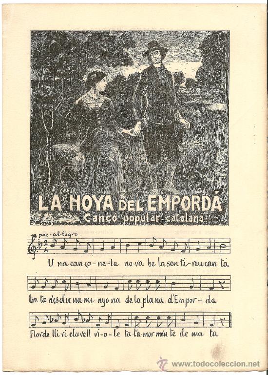 Cat&aacute;logos de M&uacute;sica: Can&ccedil;ons populars catalanes aplegades per Aureli Capmany - Can&ccedil;&oacute; LXXIII - LA NOYA DEL EMPORD&Aacute;