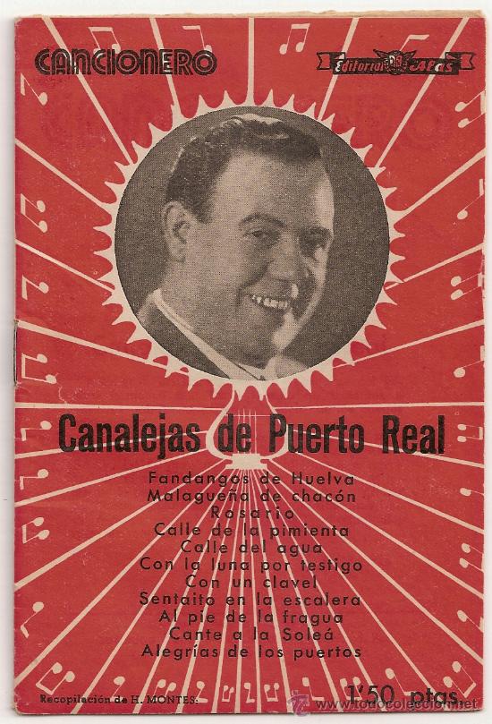 Cat&aacute;logos de M&uacute;sica: Canalejas de Puerto Real-Cancionero