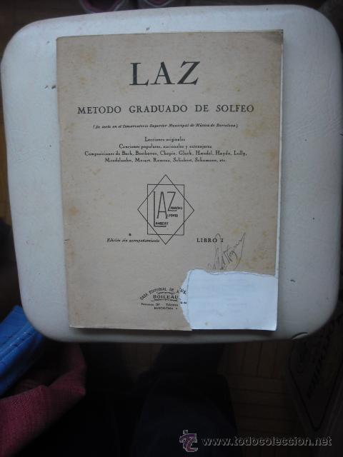 Cat&aacute;logos de m&uacute;sica: LAZ METODO GRADUADO DE SOLFEO - Foto 1