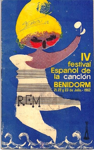 Catalogues de Musique: IV FESTIVAL ESPA&Ntilde;OL DE LA CANCION DE BENIDORM-1962