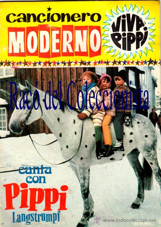 Catalogues de Musique: CANCIONERO MODERNO N&ordm; 157 CANTA CON PIPPI LANGSTRUMPF. &iexcl;&iexcl;&iexcl;CON PRECIOSO POSTER CENTRAL!!!