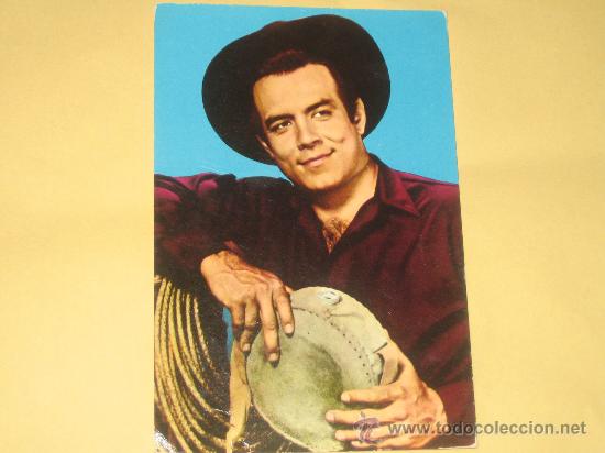 Catalogues de Musique: PERNELL ROBERTS - BONANZA- POSTAL 1963