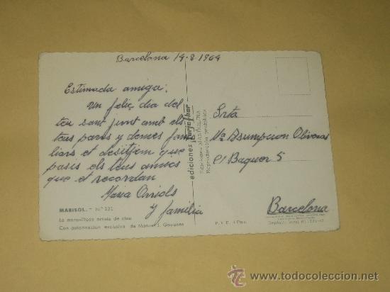 Cat&aacute;logos de m&uacute;sica: MARISOL - POSTAL 1964 - Foto 2