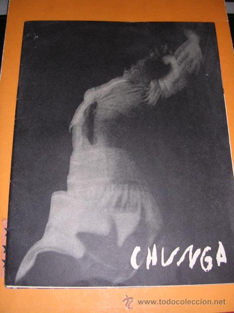 Cat&aacute;logos de m&uacute;sica: PROGRAMA, LA CHUNGA LA GITANA DE LOS PIES DESCALZOS (DEDICATORIA AUTOGRAFA DE LA CHUNGA) LOS POETAS - Foto 2