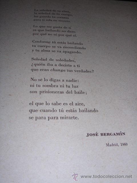 Cat&aacute;logos de m&uacute;sica: PROGRAMA, LA CHUNGA LA GITANA DE LOS PIES DESCALZOS (DEDICATORIA AUTOGRAFA DE LA CHUNGA) LOS POETAS - Foto 6
