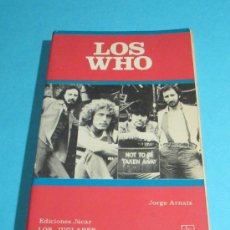 Catálogos de Música: LOS WHO. JORGE ARNAIZ. COLECCIÓN LOS JUGLARES Nº 39. Lote 47144295