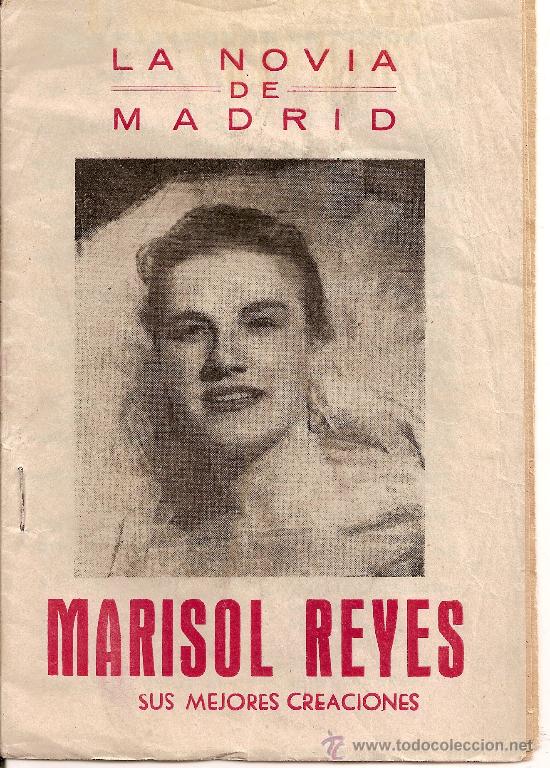 Catalogues de Musique: marisol reyes-CANCIONERO la novia de madrid