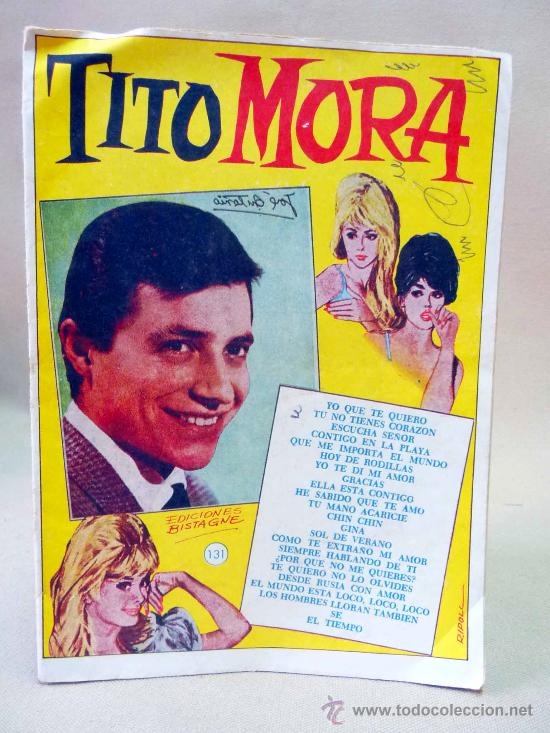 Cataloghi di Musica: REVISTA, CANCIONERO, TITO MORA, N&ordm; 131, 1964, BISTAGNE