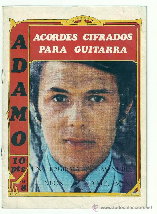 Catalogues de Musique: ADAMO - ACORDES CIFRADOS PARA GUITARRA