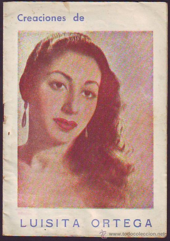 Cat&aacute;logos de M&uacute;sica: CANCIONERO DE LUISITA ORTEGA