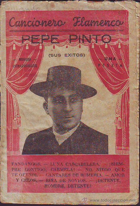 Catalogues de Musique: CANCIONERO DE PEPE PINTO