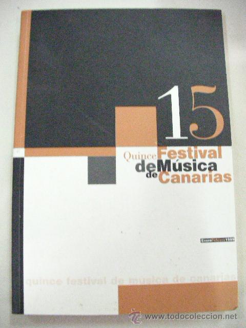 Musikkataloge: CATALOGO QUINCE FESTIVAL DE MUSICA DE CANARIAS (EM2)