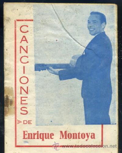 Catalogues de Musique: CANCIONERO DE ENRIQUE MONTOYA   A-CANCI-083