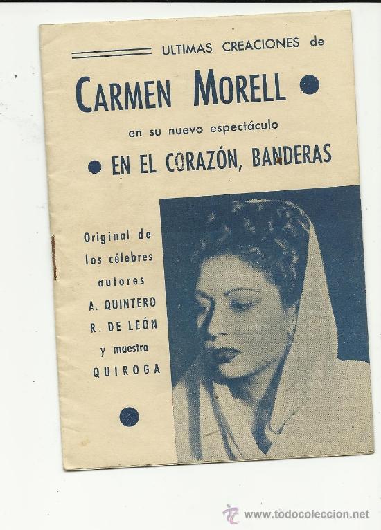 Cat&aacute;logos de M&uacute;sica: Cancionero de Carmen Morell.antiguo