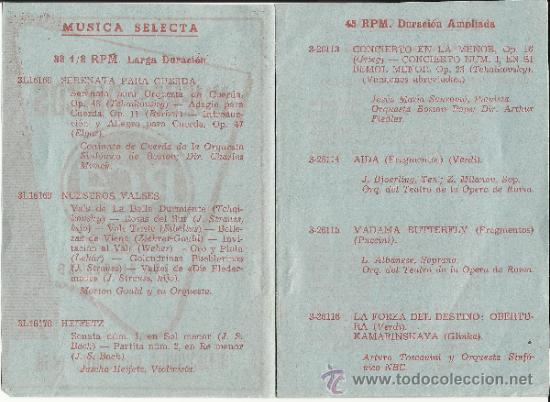 Cat&aacute;logos de m&uacute;sica: CATALOGO DISCOS RCA, ABRIL 1958 - Foto 2